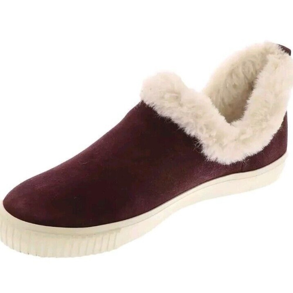 Timberland Women's Skyla Bay Warm Lined Slip-On Shoes SZ 7.5 Burgundy